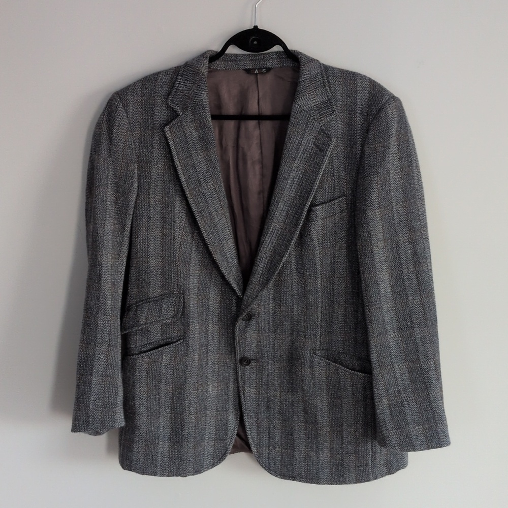 Vintage DAKS London x The London St. John's Alpaca Wool Blazer Coat Size 44R